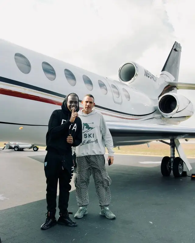 Bobby Shmurda outfit in Rta and Prada, 2023