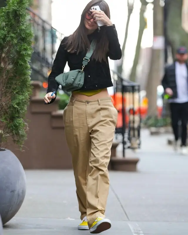 Emily Ratajkowski outfit in Courreges, Loewe, and Balenciaga, 2023