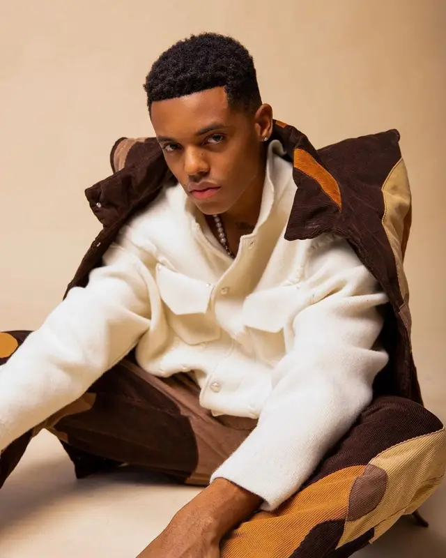 Jabari Banks outfit in Pas Une Marque, 2023