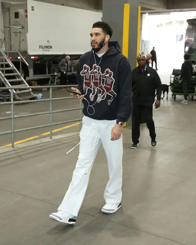 Jayson Tatum outfit in Monfrere, Jordan, and MVLA, 2023