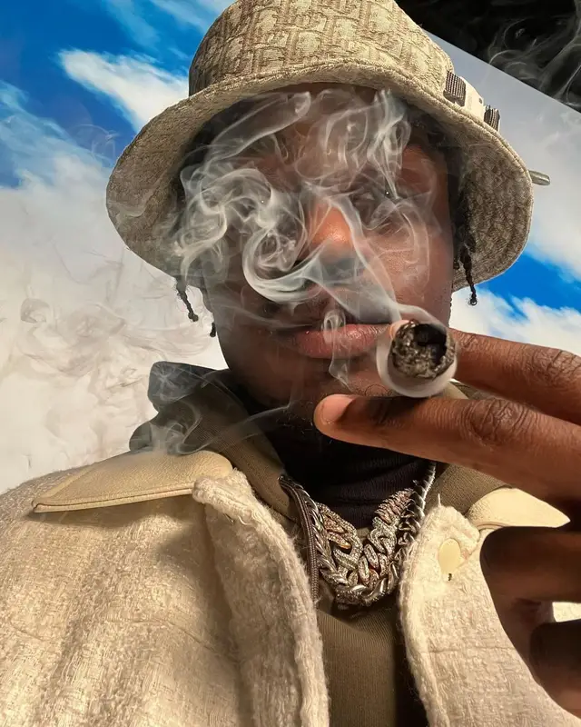 Lil Tjay outfit in Amiri and Dior, 2023