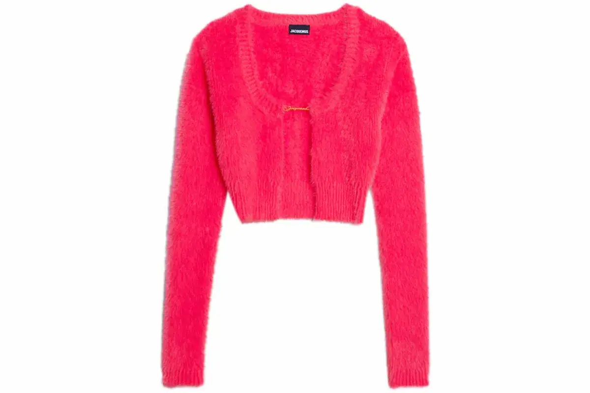 Jacquemus  La Maille Longues Fluffy Long Sleeve Cardigan $425