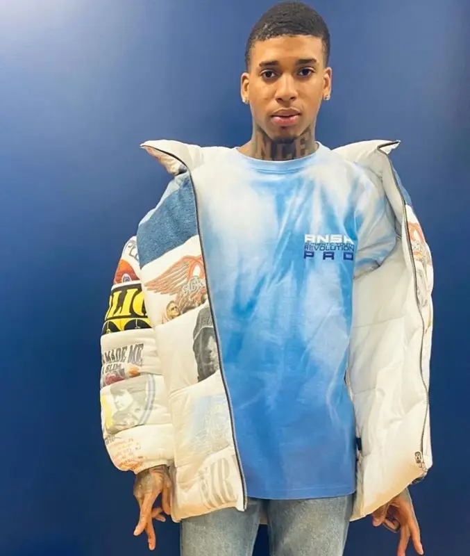 NLE Choppa outfit in NMB, Gallery Dept., and Nike, 2023