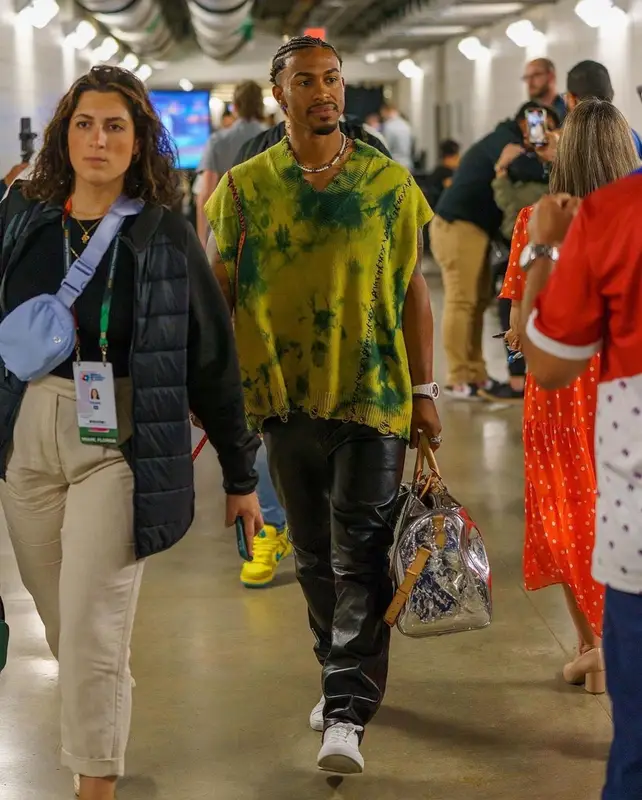 Francisco Lindor outfit in Kidill, Celine, and Louis Vuitton, 2023