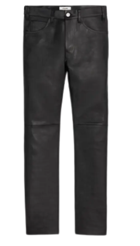 Celine Lambskin Black Jeans $2850