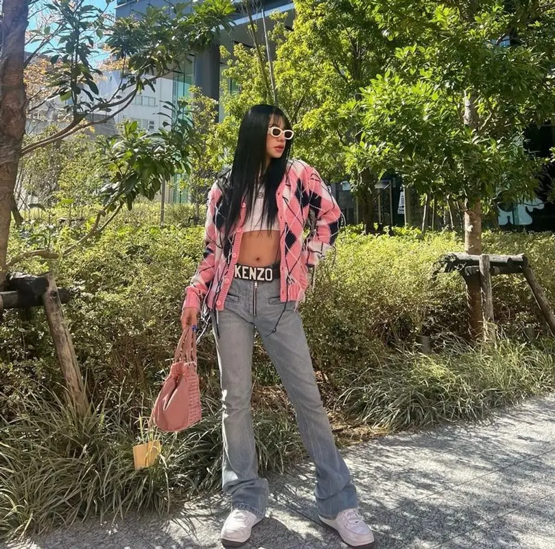 Toua outfit in Loewe, Loverboy by Charles Jeffrey, and Gentle Monster, 2023
