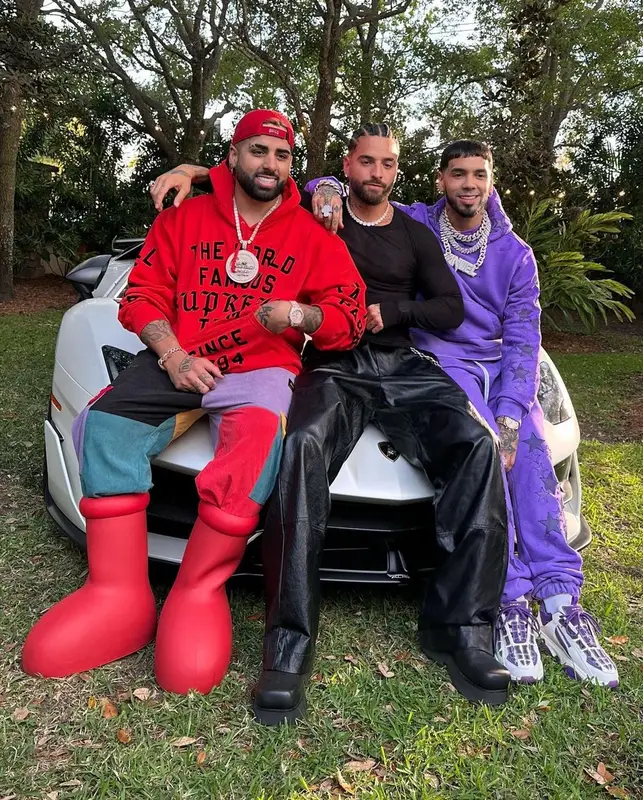 Anuel AA outfit in Amiri, 2023