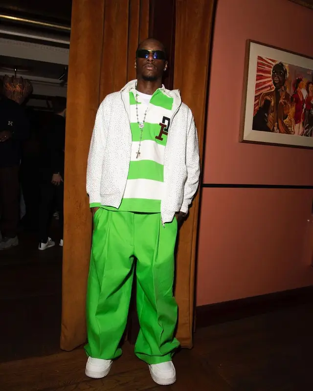 Bloody Osiris outfit in Tommy Hilfiger, Balenciaga, and Louis Vuitton, 2023