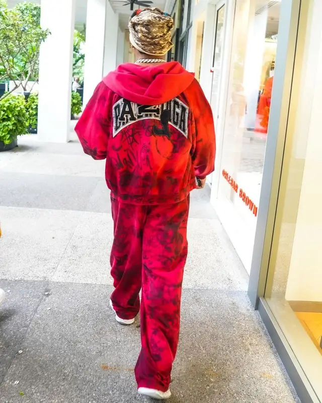 Lil Meech outfit in Balenciaga, Chrome Hearts, and Asspizza , 2023