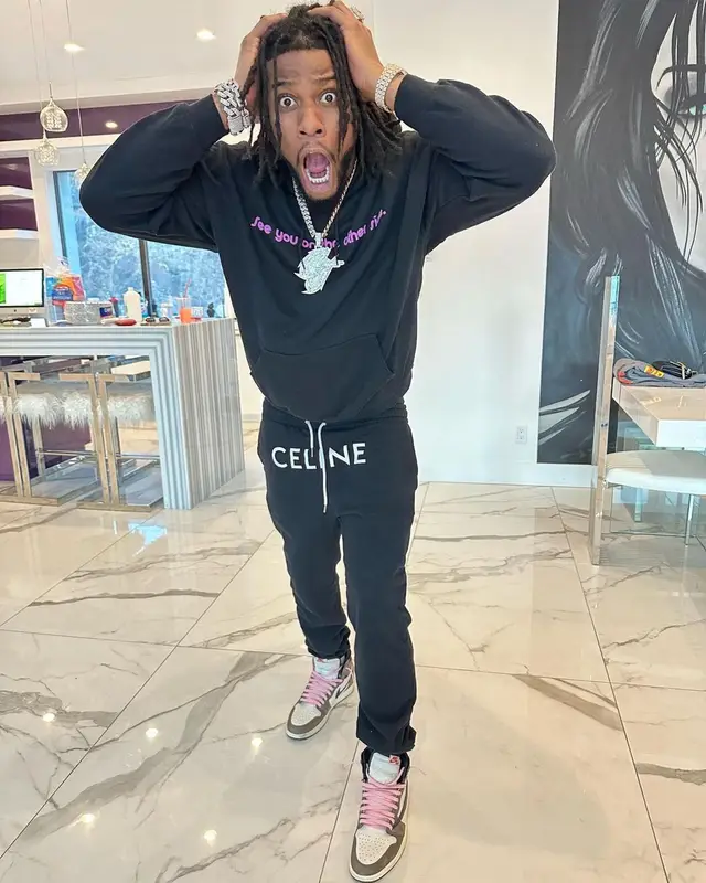 CJ So Cool outfit in Travis Scott Merch, Celine, and Nike, 2023