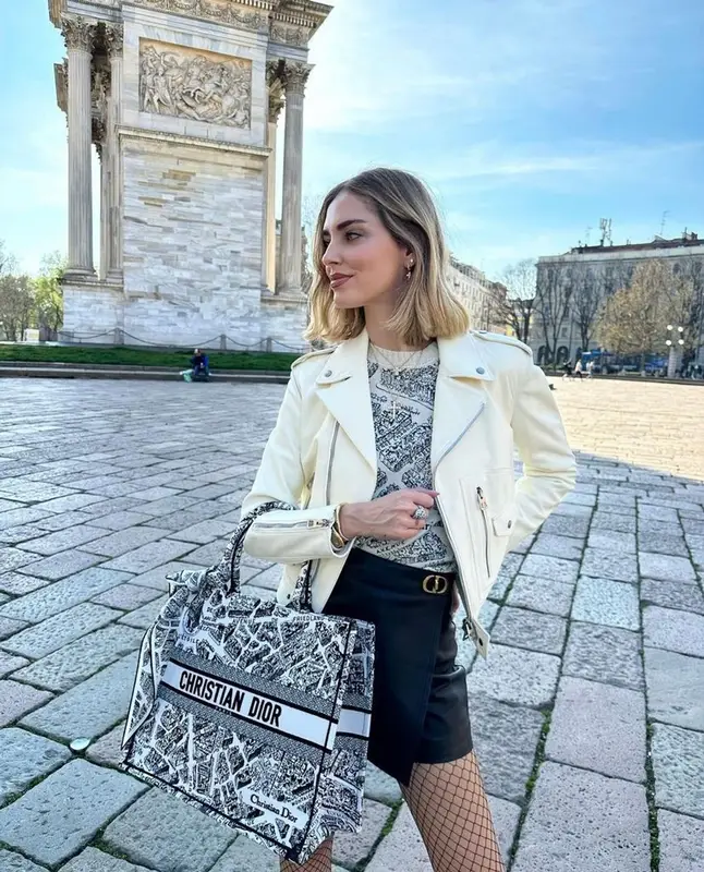 Chiara Ferragni outfit in Dior, 2023