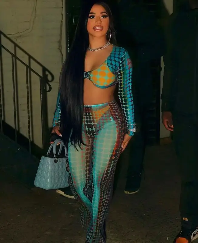 Hennessy Carolina outfit in Jean Paul Gaultier and Dior, 2023