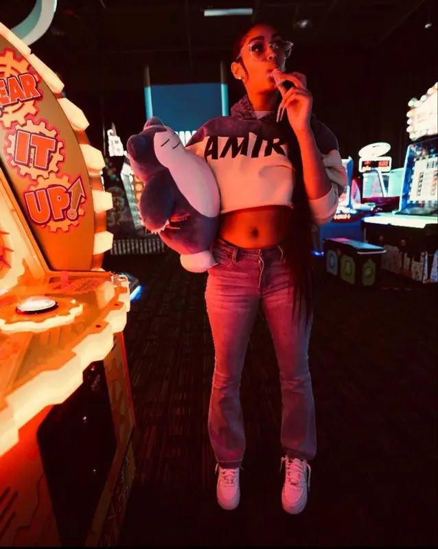 Murda B outfit in Amiri, Nike, and Pokemon , 2023