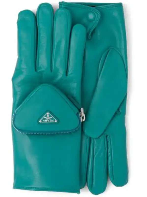 Prada  Leather Gloves With Pocket  $1350