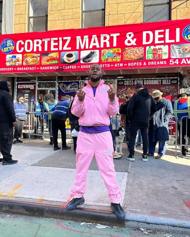 Clint419 outfit in Corteiz and Nike, 2023