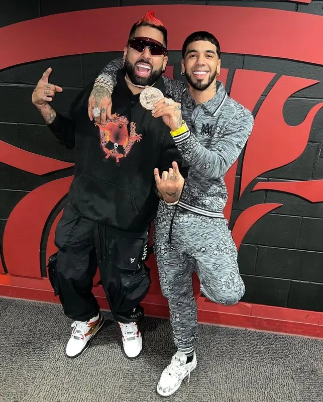 Anuel AA outfit in Amiri, 2023