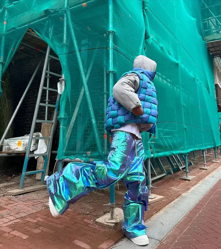 Bloody Osiris outfit in Supreme, Kapital, and Hanes, 2023
