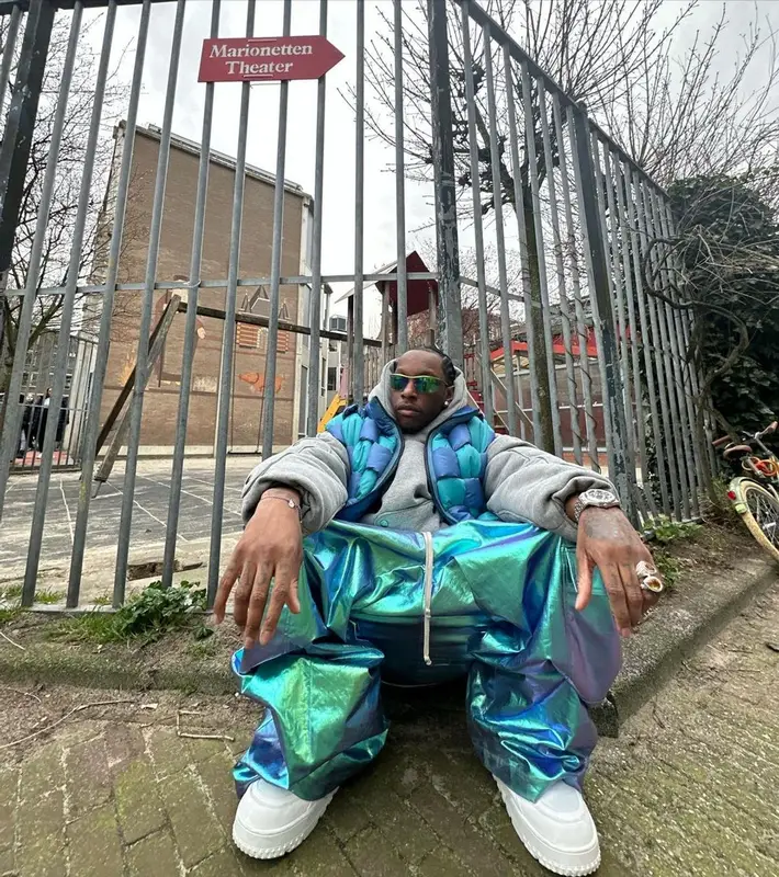 Bloody Osiris outfit in Supreme, Kapital, and Hanes, 2023