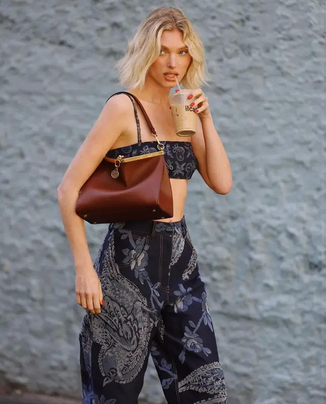 Elsa Hosk outfit in Etro, 2023