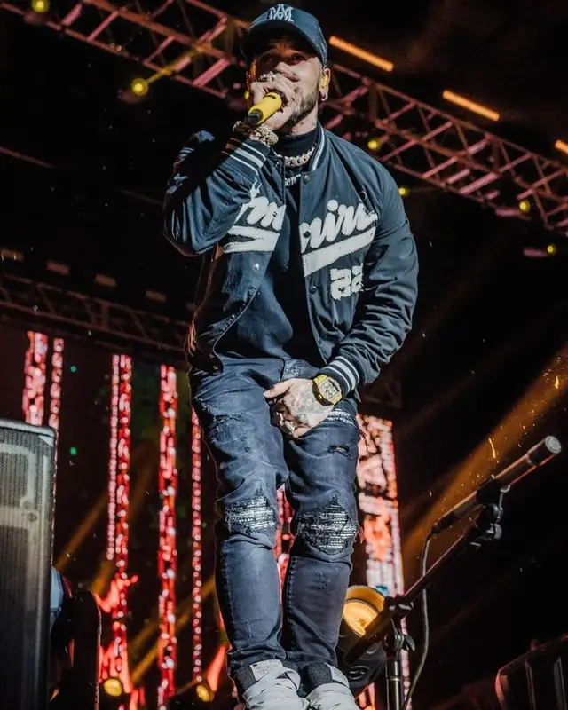Anuel AA outfit in Amiri, 2023