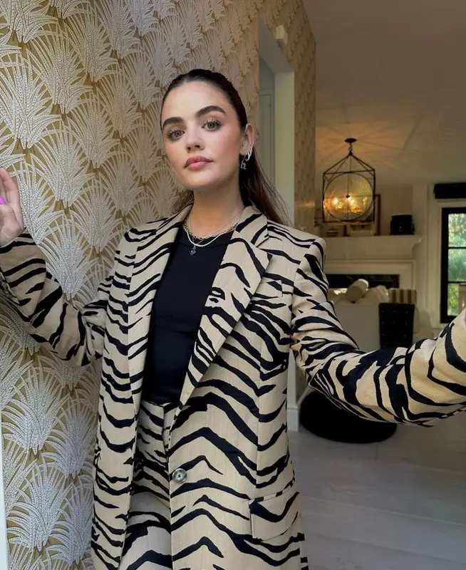 Lucy Hale outfit in Stella McCartney, 2023