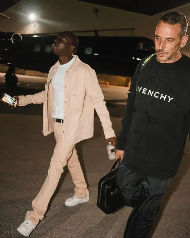 Bobby Shmurda outfit in Rta and Nike, 2023