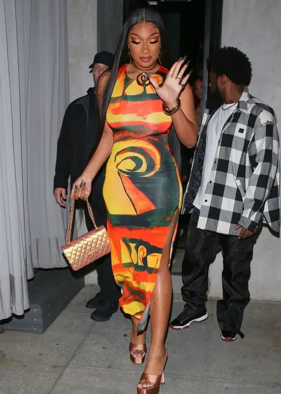 Megan Thee Stallion outfit in Chanel, Jacquemus, and Louisa Ballou, 2023