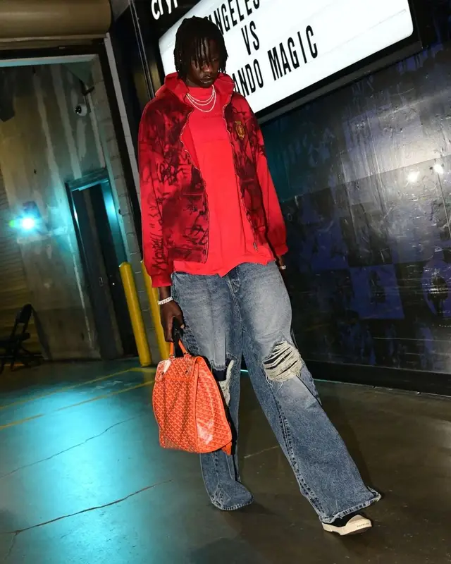 Bol Bol outfit in Balenciaga, Vetements, and Goyard, 2023