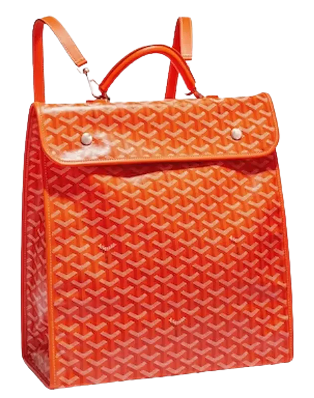 Goyard Saint Orange Leger Backpack $3200