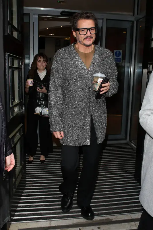 Pedro Pascal outfit in 4sdesigns, Adieu, and Andy Wolf, 2023