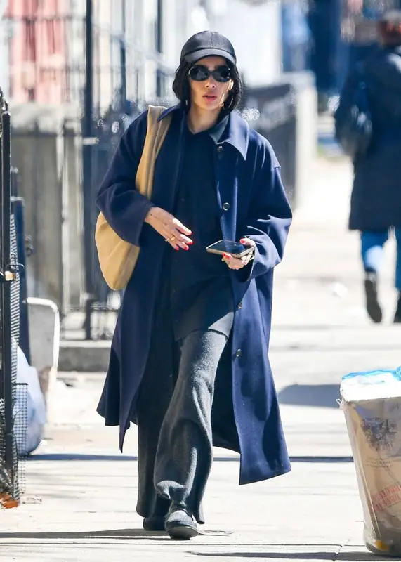 Zoe Kravitz outfit in The Row, 2023