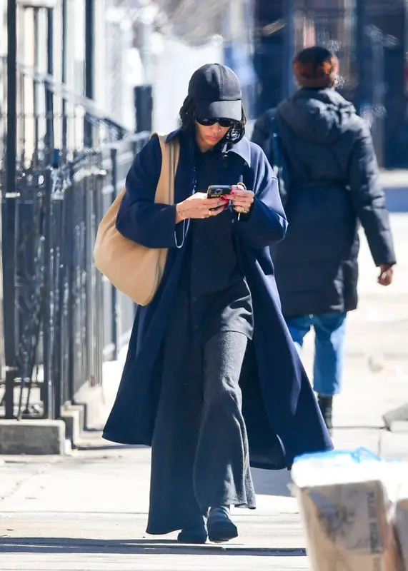 Zoe Kravitz outfit in The Row, 2023
