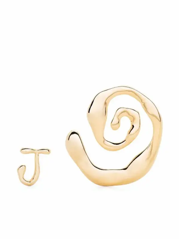 Jacquemus Les Créoles Turbi Odd Earrings $435