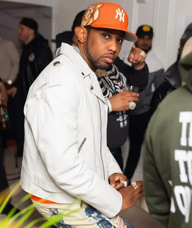 Fabolous outfit in Balenciaga, Philipp Plein, and Jon Stan, 2023