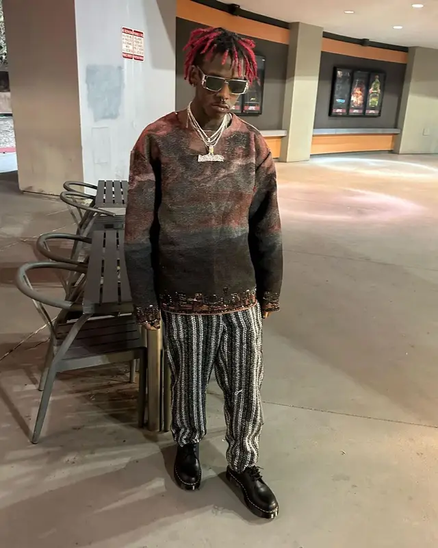 Famous Dex outfit in Control The Vibe and Jungles, 2023