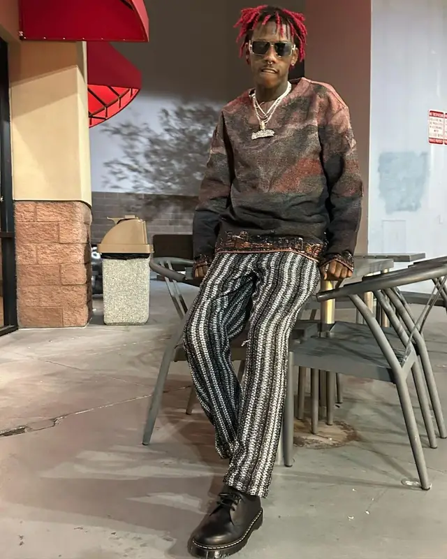 Famous Dex outfit in Control The Vibe and Jungles, 2023