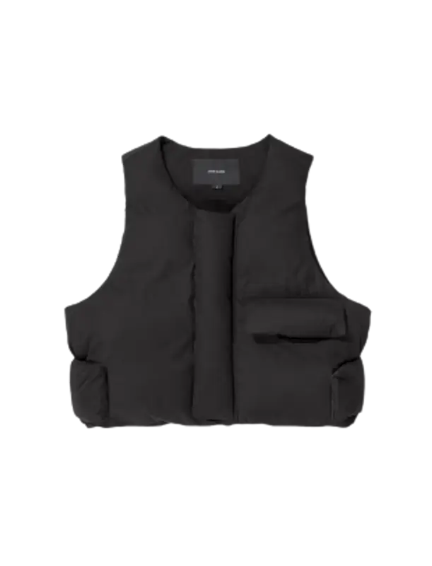 Entire Studios Exclusive Orange Down Soot Vest $290