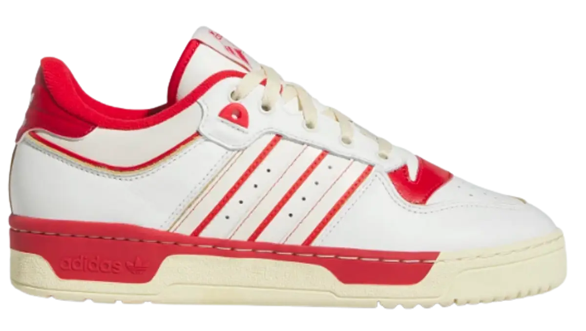 Adidas Rivarly Red White Sneakers $111