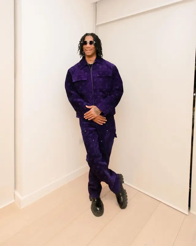 Digga D outfit in Louis Vuitton, 2023
