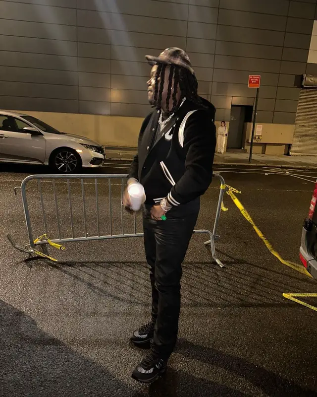 Lucki outfit in Amiri and Celine, 2023