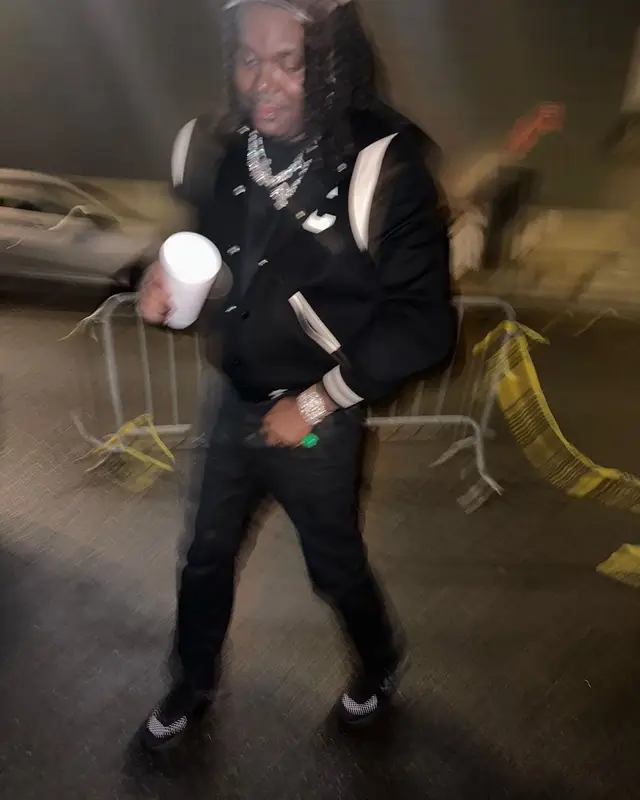 Lucki outfit in Amiri and Celine, 2023