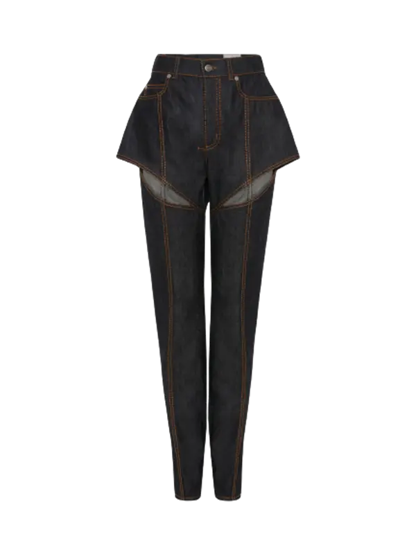 Alexander McQueen Slashed Jeans $1390