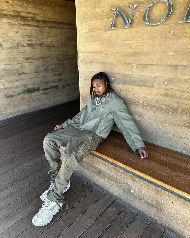 DDG outfit in Amiri and Balenciaga, 2023
