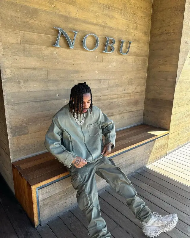 DDG outfit in Amiri and Balenciaga, 2023