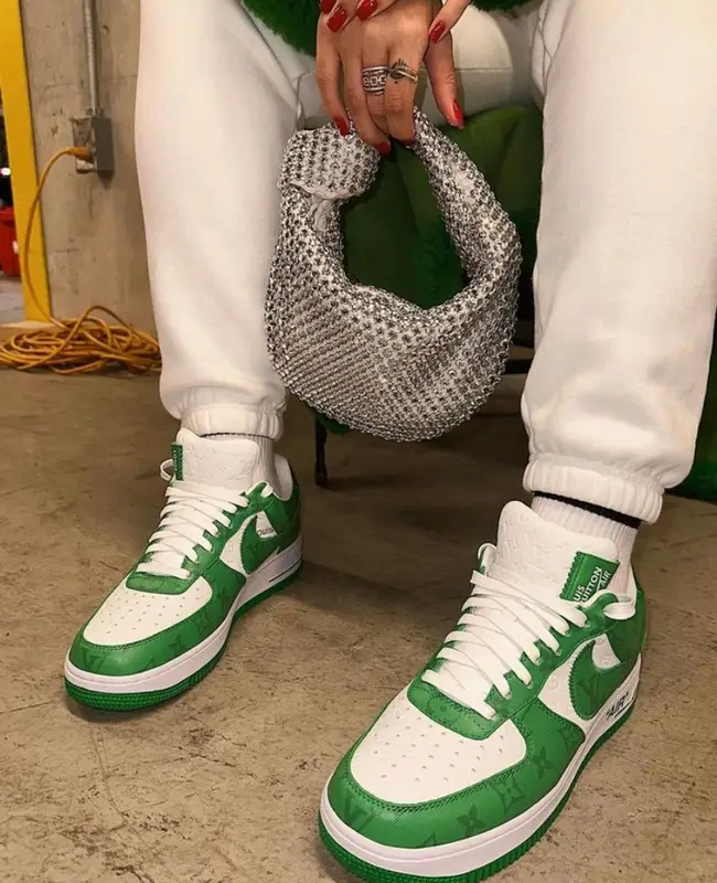 Jordyn Woods outfit in Bottega Veneta, Louis Vuitton, and Nike, 2023