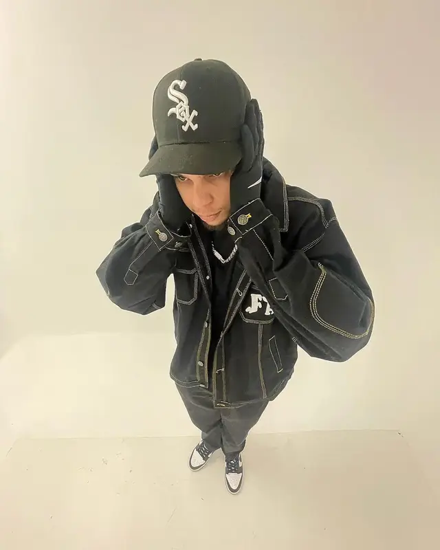 D Savage outfit in Fucking Awesome, New Era, and Nike, 2023