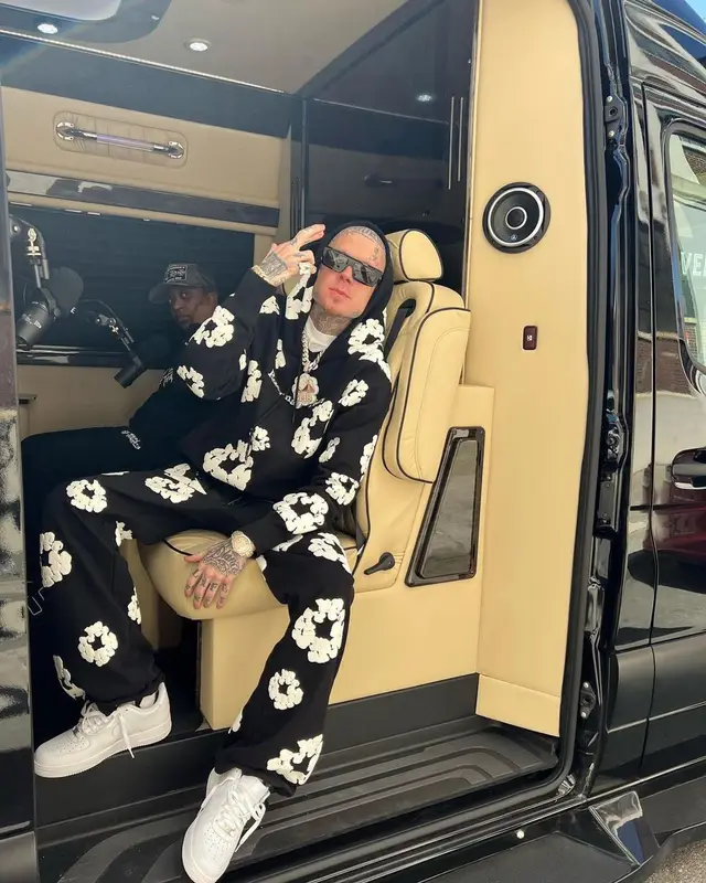 Millyz outfit in Readymade, Nike, and Denim Tears, 2023