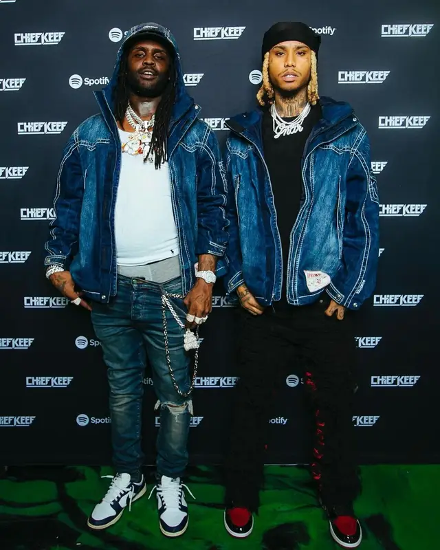 Chief Keef outfit in Supreme, Polo Ralph Lauren, and True Religion, 2023