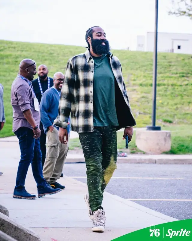 James Harden outfit in Givenchy and Lanvin, 2023