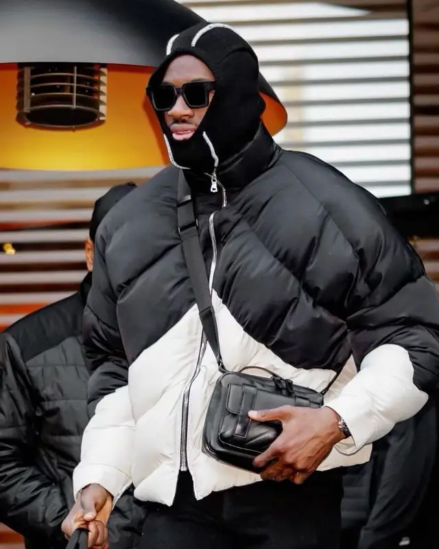 Thanasis Antetokounmpo outfit in Oscar and Frank, 2023